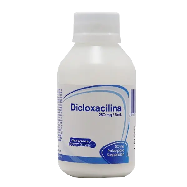 Dicloxacilina 250mg/5ml Fco * 80 Ml Coaspharma