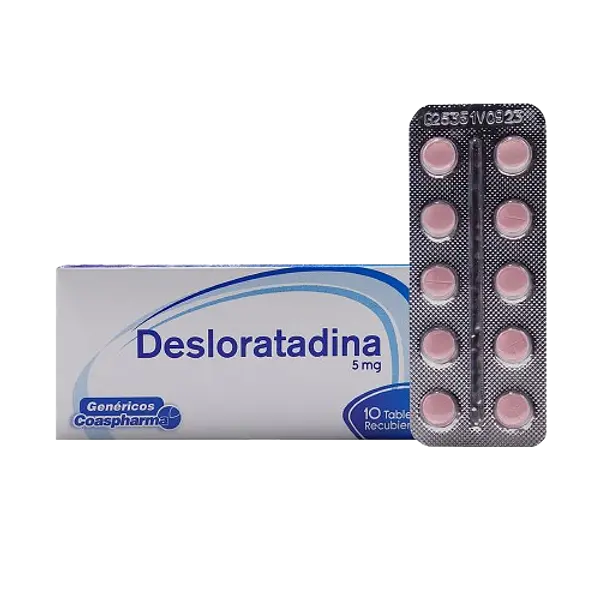 Desloratadina 5 Mg Tab * 10 Coaspharma