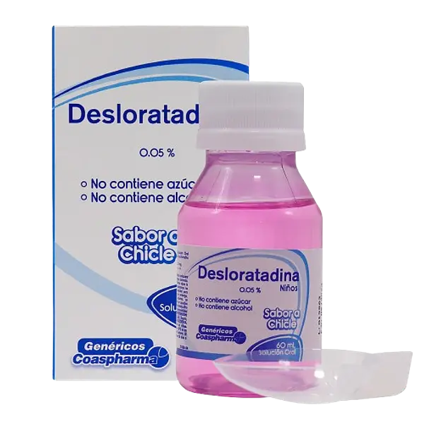 Desloratadina 0.05% Sol Oral Fco*60ml Coaspharma