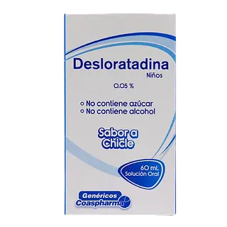 Desloratadina 0.05% Sol Oral Fco*60ml Coaspharma