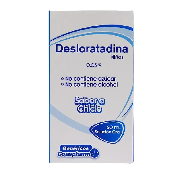 Desloratadina 0.05% Sol Oral Fco*60ml Coaspharma