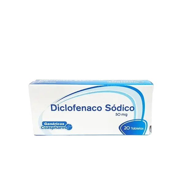 Diclofenaco 50 Mg Tabletas * 20 Coaspharma