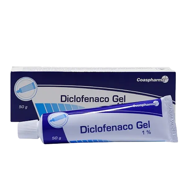 Diclofenaco 1% Gel Tubo * 50 Gr Coaspharma