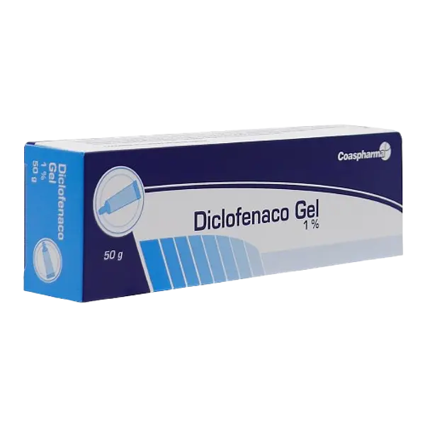 Diclofenaco 1% Gel Tubo * 50 Gr Coaspharma