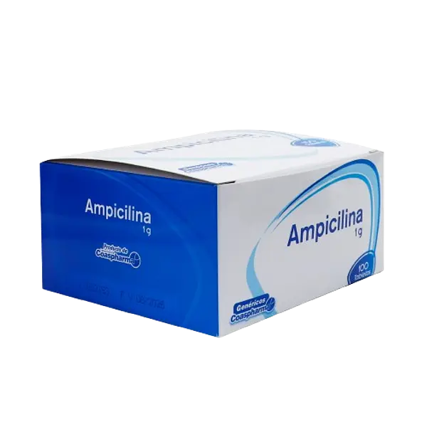 Ampicilina 1g Tab * 100 Coaspharma