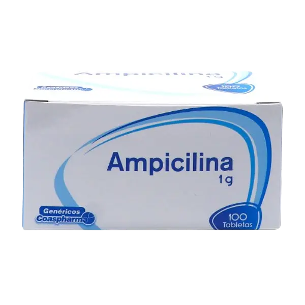 Ampicilina 1g Tab * 100 Coaspharma
