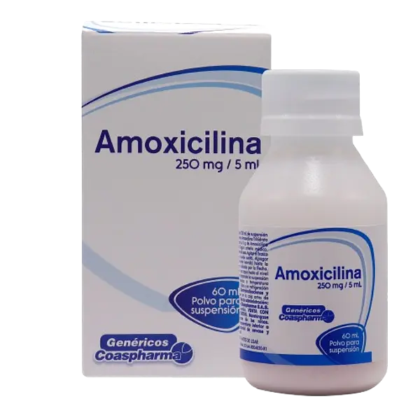 Amoxicilina 250mg/5ml Polvo Fco * 60 Ml Coaspharma