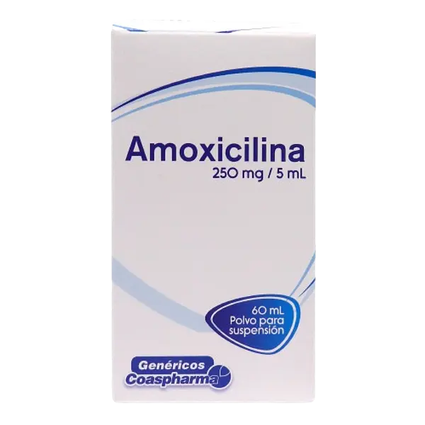 Amoxicilina 250mg/5ml Polvo Fco * 60 Ml Coaspharma