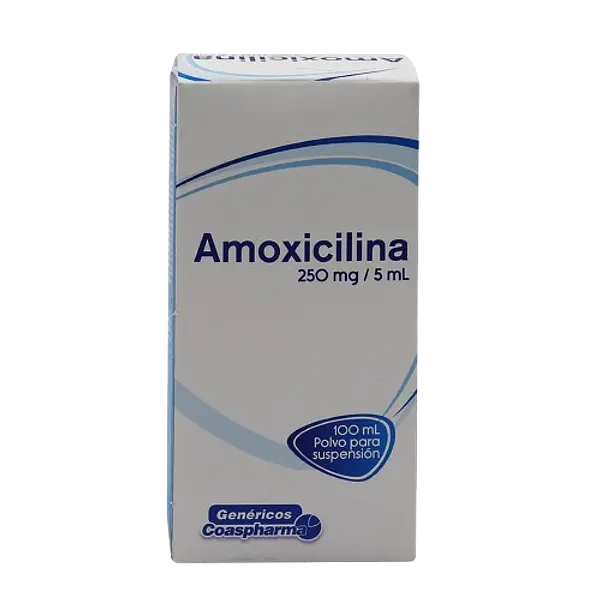 Amoxicilina 250mg/5ml Polvo Fco * 100ml Coaspharma