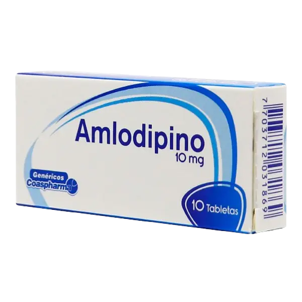 Amlodipino 10 Mg Tab * 10 Coaspharma