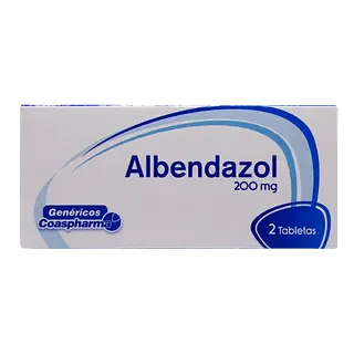 Albendazol 200 Mg Tabletas * 2 Coaspharma