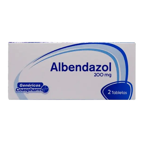 Albendazol 200 Mg Tabletas * 2 Coaspharma