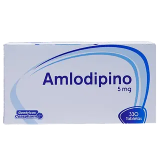 Amlodipino 5 Mg * 330 Tabletas Coaspharma