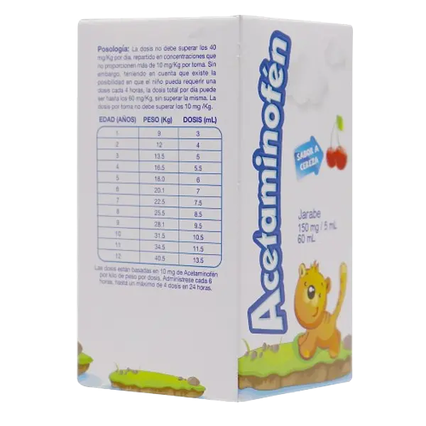 Acetaminofen 150mg/5ml Jbe Fco * 60ml Coaspharma