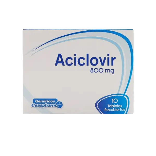 Aciclovir 800 Mg Tab * 10 Coaspharma