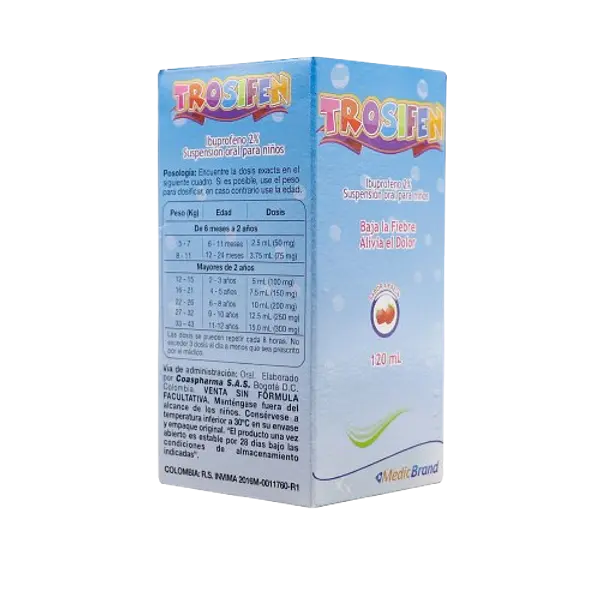 Trosifen 100mg/5ml Susp Fco * 120 Ml Medicbrand