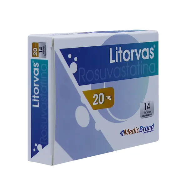 Litorvas 20mg Caja *14 Tb Medicbrand