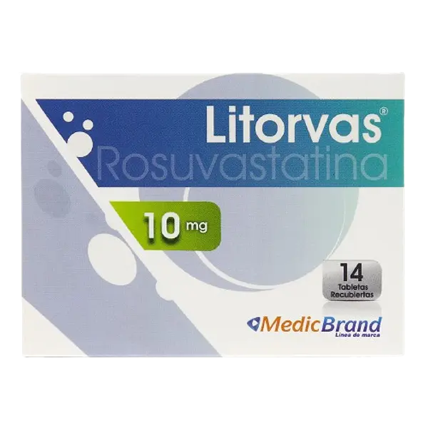 Litorvas 10mg Caja*14 Tb Medicbrand