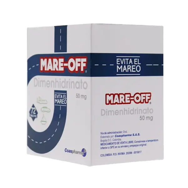Mareoff 50mg Tab Caja *72 Medicbrand