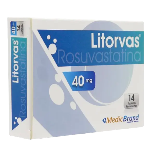 Litorvas 40mg Caja*14 Tb Medicbrand