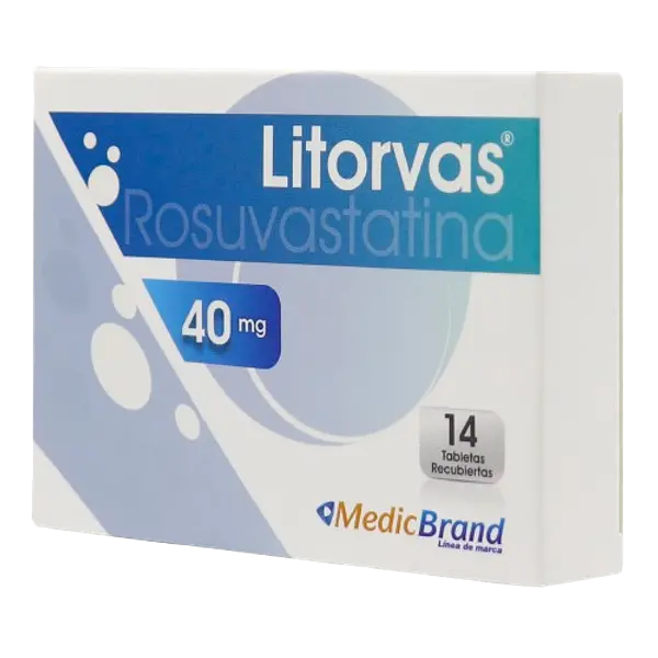 Litorvas 40mg Caja*14 Tb Medicbrand