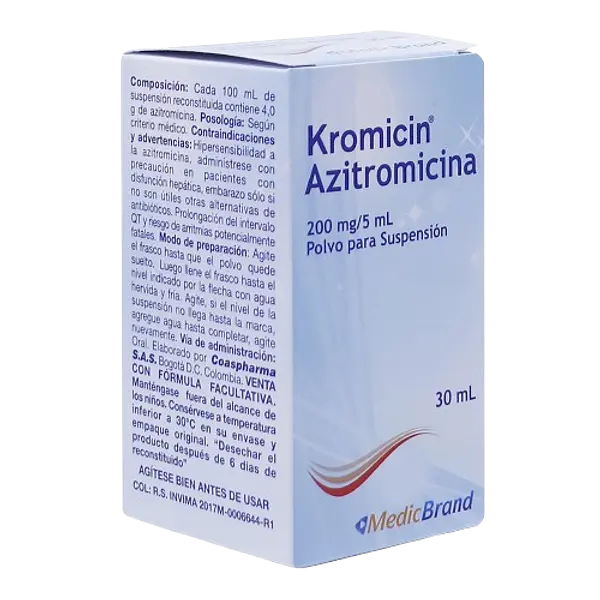 Kromicin 200 Mg/5ml Polvo Para Susp. Fco X 15 Ml Medicbrand