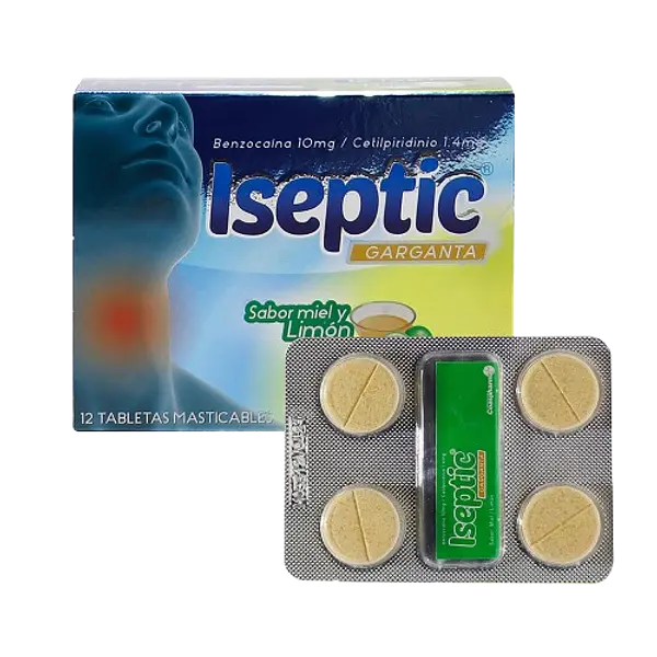 Iseptic Miel Limon Caja * 12 Tab Medicbrand