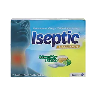 Iseptic Miel Limon Caja * 12 Tab Medicbrand