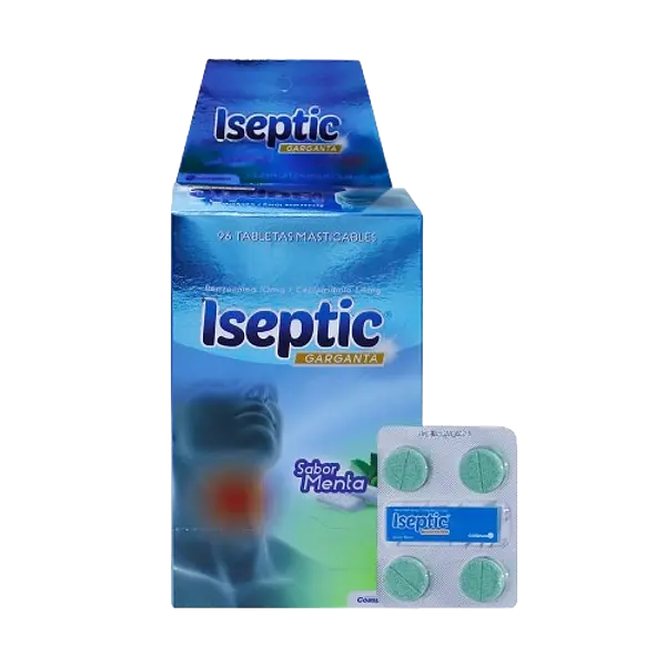Iseptic Menta Caja * 96 Tab Medicbrand