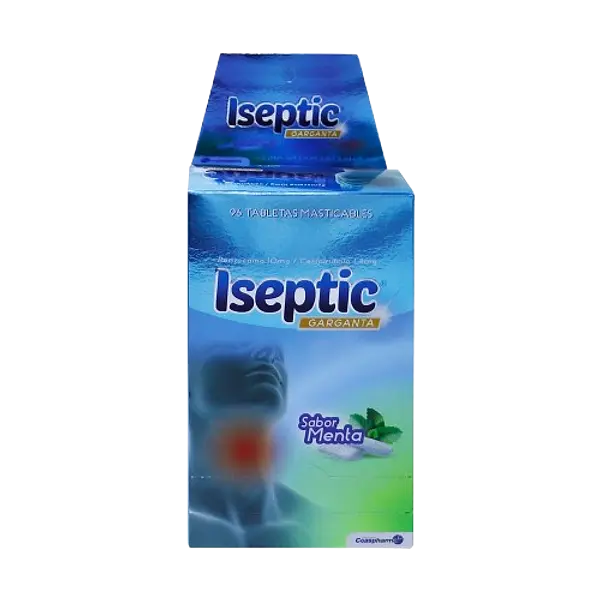 Iseptic Menta Caja * 96 Tab Medicbrand