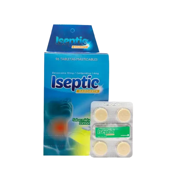 Iseptic Miel Limon Caja * 96 Tab Medicbrand