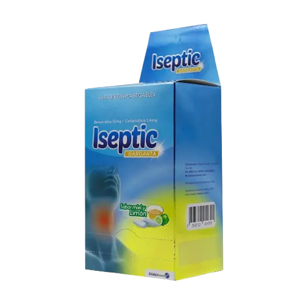 Iseptic Miel Limon Caja * 96 Tab Medicbrand