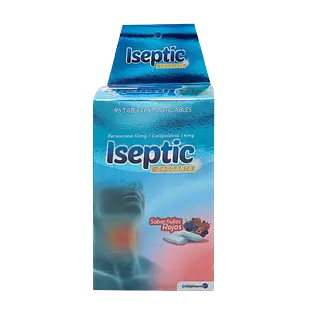 Iseptic Frutos Rojos X 96 Tabletas Medicbrand