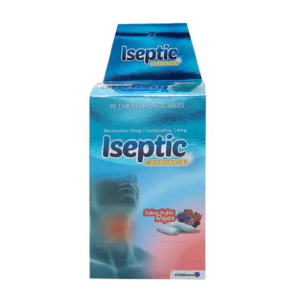 Iseptic Frutos Rojos X 96 Tabletas Medicbrand