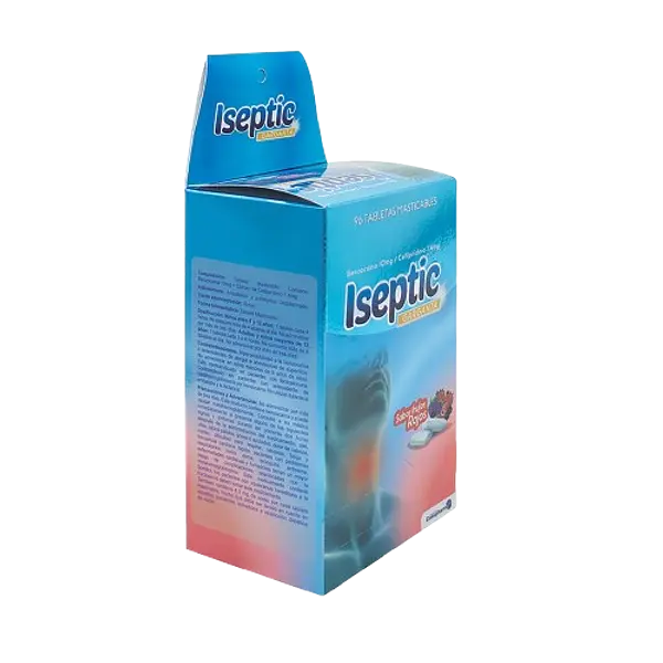 Iseptic Frutos Rojos X 96 Tabletas Medicbrand