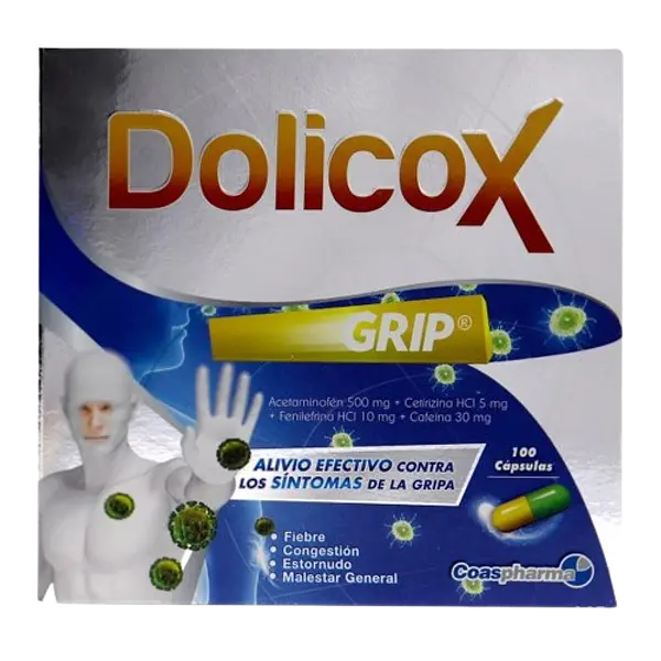 Dolicox Grip Caspulas *100 Medicbrand