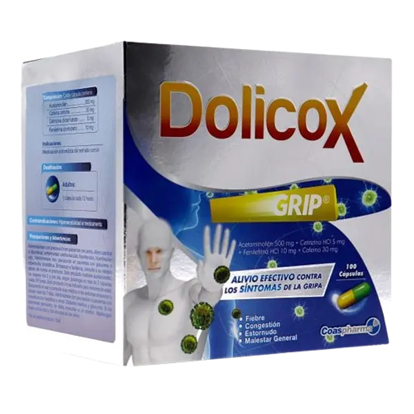 Dolicox Grip Caspulas *100 Medicbrand