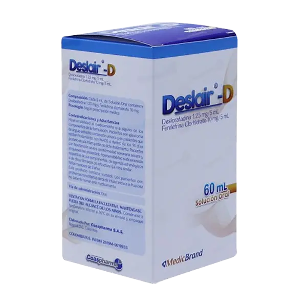 Deslair -D Soloral Fco X 60 Ml Medicbrand