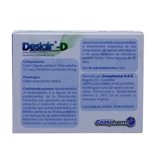 Deslair D Cap *12 Medicbrand