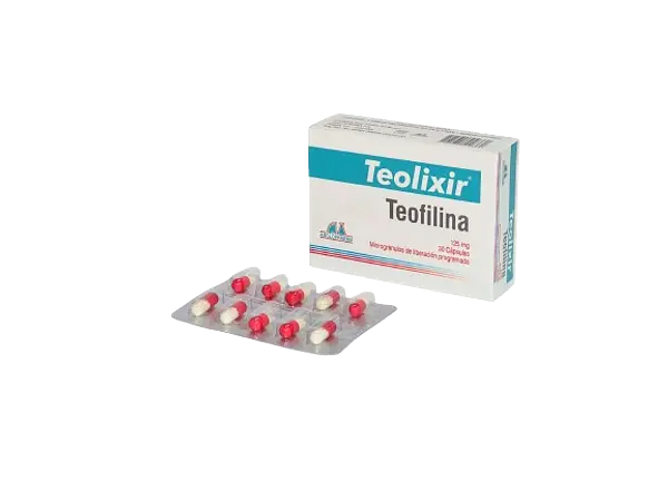 Teofilina 125 Mg Retard Cap * 30 Anglopharma