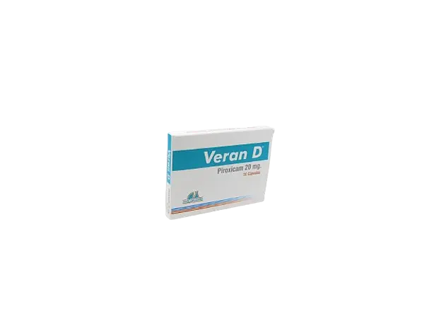 Piroxicam 20mg Cap * 10 (Veran-D) Anglopharma