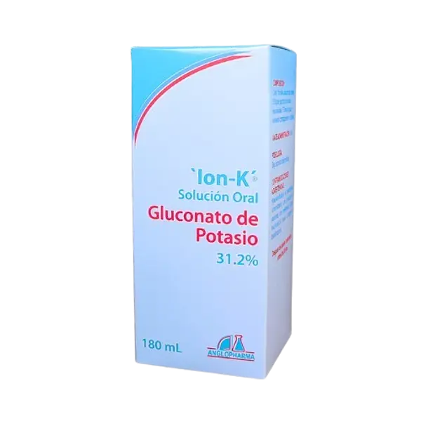 Gluconato De Potasio Elixir Ion-K 31.2% Fco *180 Ml Anglopha