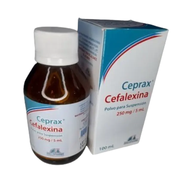 Cefalexina 250mg/5ml Polvo Fco * 100 Ml (Ceprax) Anglopharma