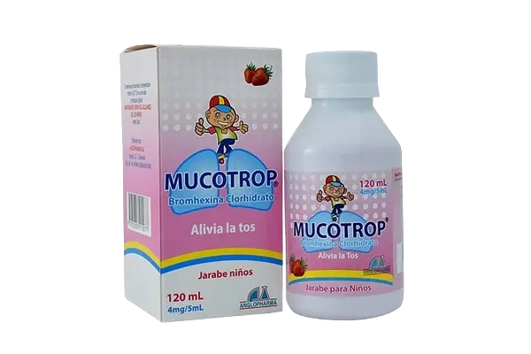 Bromhexima Jbe Niños * 120 Ml (Mucotrop) Anglopharma