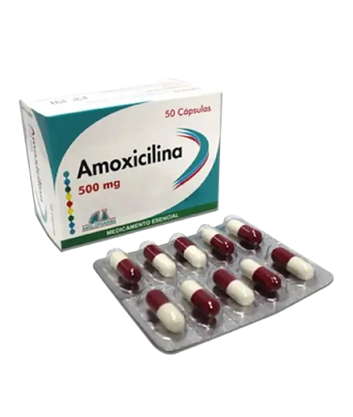 Amoxicilina 500 Mg Cap * 50 Anglopharma