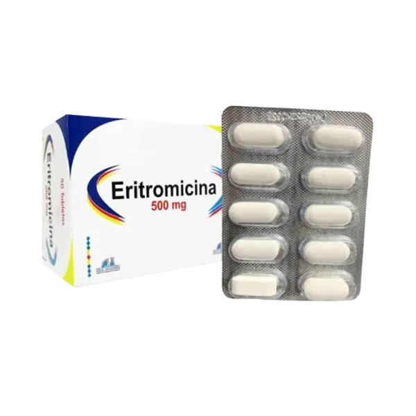 Eritromicina 500 Mg Tab * 50 Anglopharma