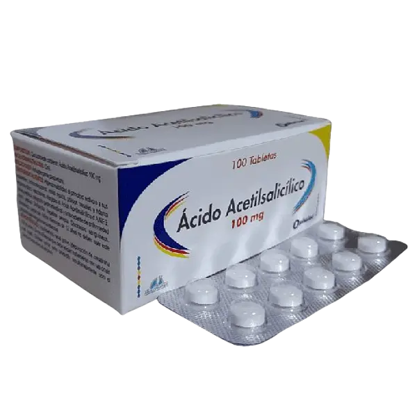 Acido Acetilsalicilico 100 Mg Tab * 100 Anglopharma