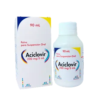 Aciclovir 200 Mg/5ml Polvo Frasco * 90m Anglopharma