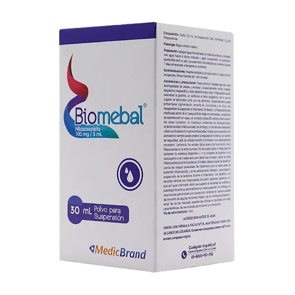 Biomebal100 Mg/5 Ml Polvo Para Susp Fco X 60 Ml Medicbrand