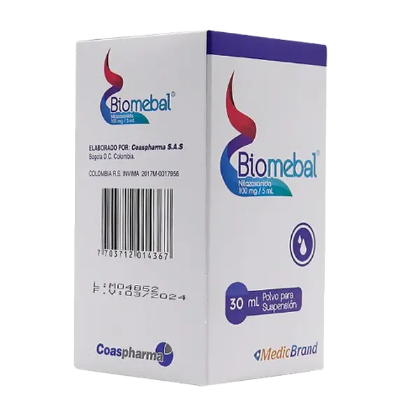 Biomebal100 Mg/5 Ml Polvo Para Susp Fco X 30 Ml Medicbrand